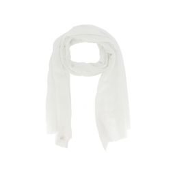 Signe nature Plain scarf with lurex  - white (1)