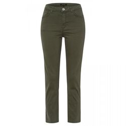 More & More Coloured Cropped 5-Pocket Pants - green (0659)