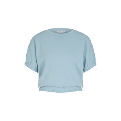 Tom Tailor Denim Sweat-shirt avec détails - cyan (26298)