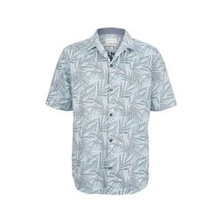 Tom Tailor Patterned short sleeve shirt - blue (29637)
