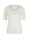 Tom Tailor Denim T-Shirt mit Schnürung  - weiß (10332)