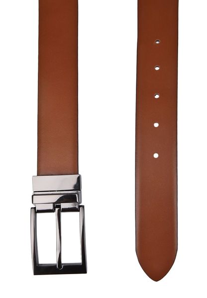 Lloyd Leather belt - black/brown (56)