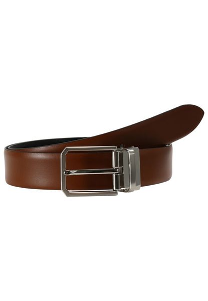 Lloyd Leather belt - black/brown (54)