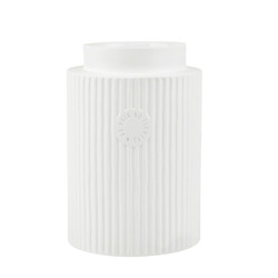 Räder Vase - No rain, no flowers (D:15cmxH:22cm) - white (0)