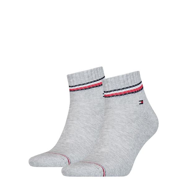 Tommy Hilfiger Socks - Iconic Sports Quarter   - gray (085)