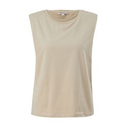 comma CI Top with padded shoulders - beige (8402)