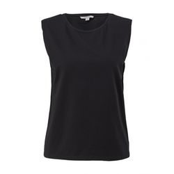 comma CI Top with padded shoulders - black (9999)