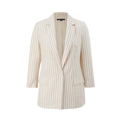 comma Blazer with a striped pattern - brown (87G1)
