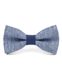 Mr. Célestin Linen and cotton bow tie - Hydrangea - blue (BLUE)