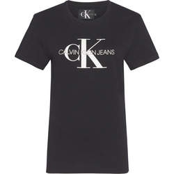 Calvin Klein Logo-t-shirt - schwarz (099)