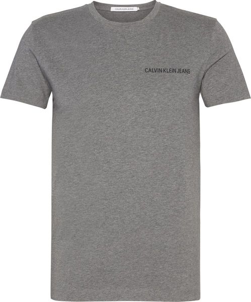 Calvin Klein Jeans Schmales T-shirt Aus Bio-Baumwolle - grau (039)
