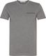 Calvin Klein Jeans T-shirt étroit en coton bio - gris (039)