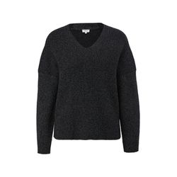 s.Oliver Red Label Pull-over en tricot avec fil scintillant - noir (99W7)