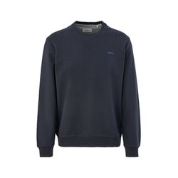 s.Oliver Red Label Sweatshirt mit Crew Neck-Ausschnitt - blau (5930)