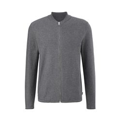 s.Oliver Red Label Sweat jacket with rolled hem - gray (9730)