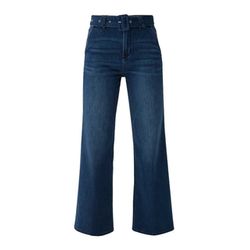 s.Oliver Red Label Suri: denim look jeans pants with belt - blue (57Z6)