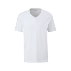 s.Oliver Red Label V-neck t-shirt - white (0100)