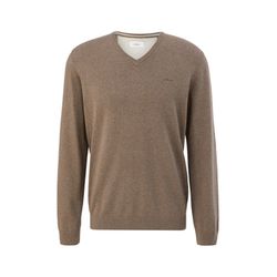 s.Oliver Red Label Fine knit sweater with embroidery  - brown (86W0)