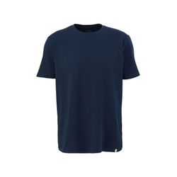 Q/S designed by T-shirt with round neck - blue (5952)