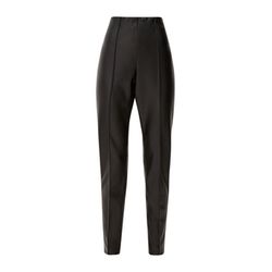 s.Oliver Black Label Skinny: faux leather leggings - black (9999)