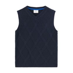 s.Oliver Red Label Pull-over avec motif tricoté  - bleu (5952)