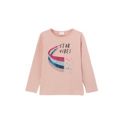 s.Oliver Red Label Longsleeve with sequin detail - pink (4257)