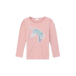 s.Oliver Red Label Long sleeve with unicorn artwork - pink (4257)