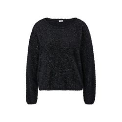 s.Oliver Black Label Pull-over en tricot avec fil scintillant  - noir (99X0)