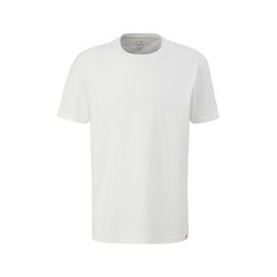 Q/S designed by T-shirt with round neck - white (0115)