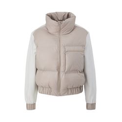 s.Oliver Red Label Quilted jacket in fabric mix - beige (9057)