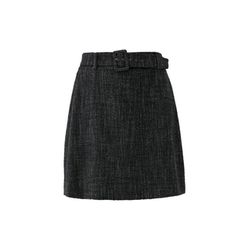 s.Oliver Black Label Mini skirt with belt  - black (99N1)