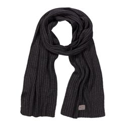 Camel active Knitted scarf in cotton cashmere - black (88)