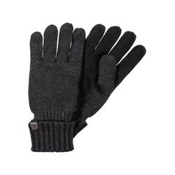 Camel active Knitted gloves with inner linning - black (88)