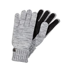Camel active Knitted gloves with inner linning - gray (06)
