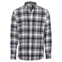 Camel active Check shirt made from pure cotton - gray (07)