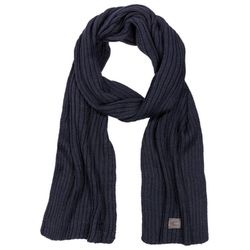 Camel active Knitted scarf in cotton cashmere - blue (47)