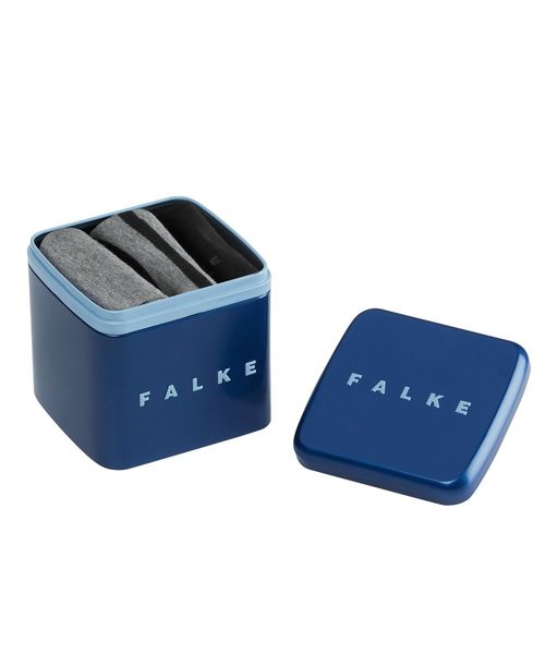 Falke Chaussettes de sport Happy Box 3-Pack - noir/gris (0010)