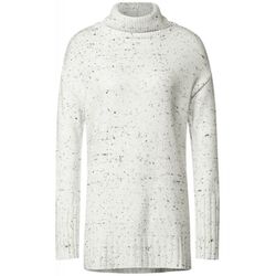 Street One Long turtleneck sweater - white (10108)