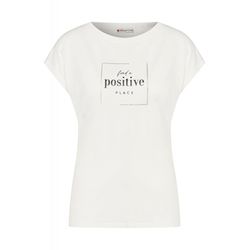 Street One Basic shirt with wording print - white (30108)