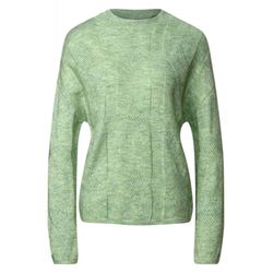 Street One Cable knit sweater - green (14449)
