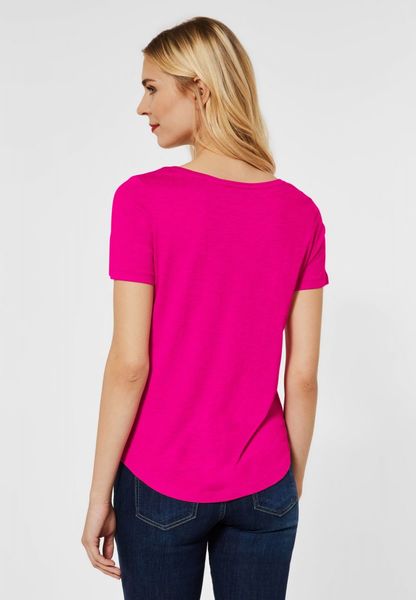 Street One T-Shirt mit Wording - pink (34243)