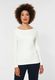Street One Shirt with boat neckline - white (10108)