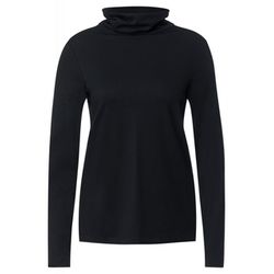Cecil Plain color turtleneck shirt - black (10001)
