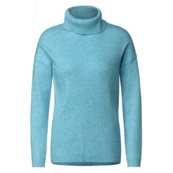 Cecil Cosy sweater with turtleneck - blue/green (14499)