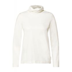 Cecil Plain color turtleneck shirt - white (13474)