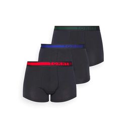 Tommy Hilfiger 3-pack trunks with logo waistband - blue (0UN)