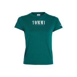 Tommy Jeans Essential Logo Ribbed Tank Top - green (L6O)