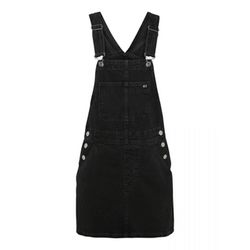 Tommy Jeans Denim dungaree dress - black (1BZ)