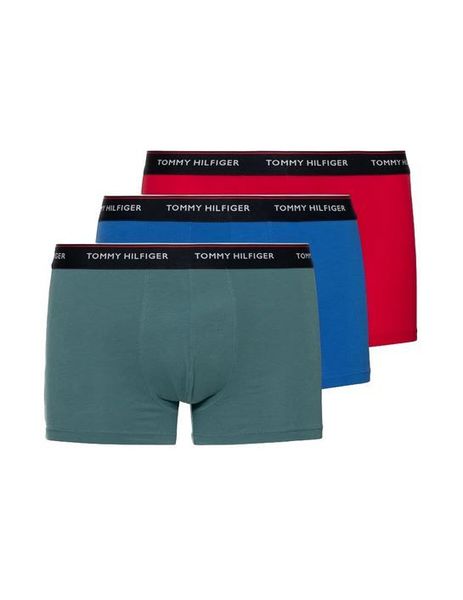 Tommy Hilfiger Lot de 3 boxers Exclusive en coton bio - rouge/bleu (0SN)