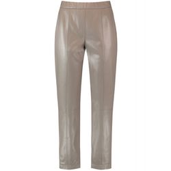 Gerry Weber Collection Pantalon en similicuir - gris (70082)